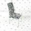 2014 Hot sale cheap chrome steel leg dining chair (SZ-DC037)