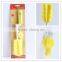 Sponge baby milk bottle cleaning brush,plastic small teat cleaning brush