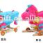 Variety of cartoon music animal rocking horse,wood toy horse with pedal