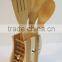 factory Wholesale nature bamboo kitchen tool set