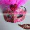 Masquerade Mask Ostrich Feather For Party Decoration