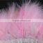 Handmade Pink Turkey Feather Trim For Party Dress Decoration