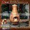 customized size bbq antique terracotta clay pizza oven