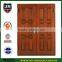 Cherry interior solid wood double entry doors modern factory price