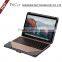 Shenzhen F&C hand-crafted premium PU leather Material folio cover for macbook air case 11" 12" 13" 15" Compatible