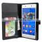 Luxury Folding Leather Stand Case For Sony Xperia Z4 PU Leather Flip Cover Wallet Card Holder , Hot Sale