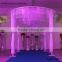 beautiful white round shape fabric wedding mandap decoration for weding decoration supplise in guangzhou MBD-007