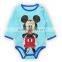 Latest Mickey Embroider Design Cotton Baby Wears Baby Fashion