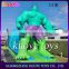 inflatable bouncer slide with hulk, hulk inflatable obstactle course with tunnel, outdoor kids play games juegos inflatable
