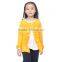 Toddler clothing girls infant girl outfits fall yellow ruffle coat for 5 years girl