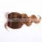 4x4 Virgin Brazilian Lace Closure Body Wave 3 Way Part Wavy Human Hair Lace Closures with Baby Hair Bleached Knots