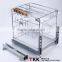 TKK Pull Out Kitchen Drawer Wire Basket