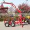 extension boom log crane
