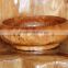 Delicate Chinese Fir Wooden Root Carving FDA Certification Bowl