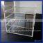 2016 hot sale acrylic drawer storage organizer with 5 drawer & 1 top lid