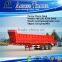 heavy duty end dump truck trailers, hydraulic tipper semi trailer, tipping dump trailers for sale