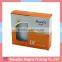 high quality customized face sunscreen cream clear window packaging box