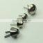 Wholesale eco friendly 18mm flat metallic side stud for bags