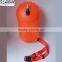 inflatable swim buoy no dry bag with handle for Open Water Swimmers and Triathletes