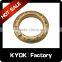 KYOK Vintage Brass Oval Clip Curtain Rings Polishing Curtain Rings,Decorative Tassel Curtain Accessories