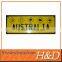 America license number plate with reflective film