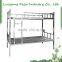 Multifunctional Popular Traditional Steel Double Decker Bed//High Quality Military Steel Bunk Bed