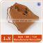 custom size brown velvet drawstring pouch packaging glass bottle