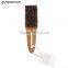 Mini wood cleaning bath brush with short handle