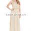 Elegant Off-shoulder Peplum New Design Maxi Dresses