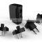 5V/6.8A 4 USB Mobile USB Charger with interchangeable plug