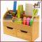 Custom multiple bamboo pencil storage holder for sale HCGB8061