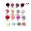 3D Nail Art DIY Decoration 2.5CM*3CM Flower Pendant Large Petal Nail Rhinestone Stickers For Manicure Tools