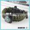 Best selling durable using free samples survival paracord bracelets