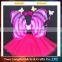 2016 New arrival hot sale fairy wings dresses kids party tutu set costume pink butterfly wings costume