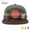 High Quality Low MOQ Leather Patch Cotton Snapback Hat Cap Supplier's Choice