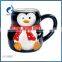 bulk ceramic mouse shape christmas coffee mugs wholesale