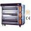 New design European standard 3 deck 12 trays industrial gas oven for bread