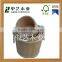 New fashion unfinished handmade homesense wooden buckets with rope handle