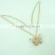 Beautiful hollow butterfly shaped gold plated jewelry pendant necklace