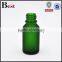 frosted green glass serum bottle 15ml essential oil bottle with black screw cap                        
                                                                                Supplier's Choice