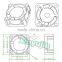High qaulity 2510 25mm brushless dc waterproof fan 25x25x10mm