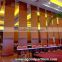 Customized Soundproof wood folding partition wall for large scale banquet hall