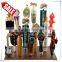 Multifunctional pine wood display packs wooden belt display