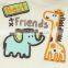 custom make healthy fabric lovely cartoon pattern with cute bibs childrens clothing