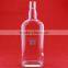 Wholesale vodka bottles 750ml cork cap clear bottles transparent glass bottles