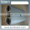 solar support structure thin film panel clamp