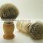 Wooden Shaving Brush Handles with 22mm Best Silvertip Badger Hair Knots