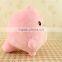 TataUFO company customize 4 inch maker ASTM EN71 CE Pink Dinosaur plush toy with Tail