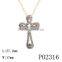 Jewelry Fashion Cross Pendants With White Gold Plated Necklace Pendant