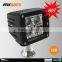 2015 hot sell auto parts with high lumens IP 68 20W 12v 2*2 working light led spot light square